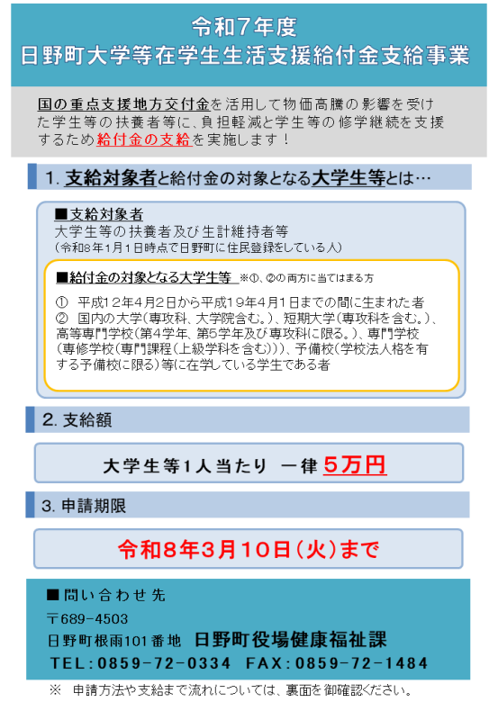 案内チラシの画像1